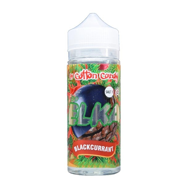 Жидкость Cotton Candy ЁLKA BLACKCURRANT (Хвоя С Мятой И Чёрной Смородиной) (120 мл, 0 мг/мл) в Калининграде