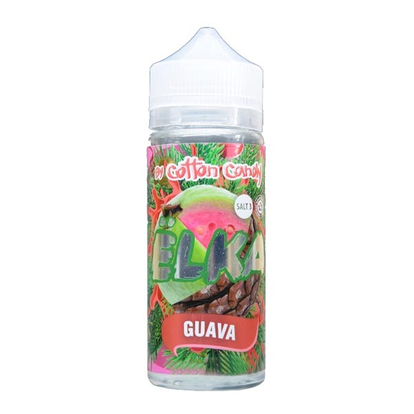 Жидкость Cotton Candy ЁLKA GUAVA (Хвоя С Мятой И Гуавой) (120 мл, 0 мг/мл) в Калининграде
