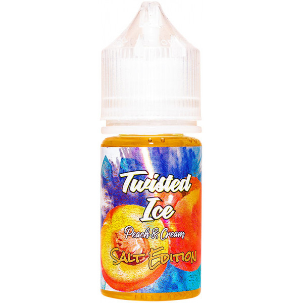 Жидкость Twisted Ice Salt Peach&Cream (Персиково Сливочный Щербет) (30 мл, 20 мг/мл) в Калининграде