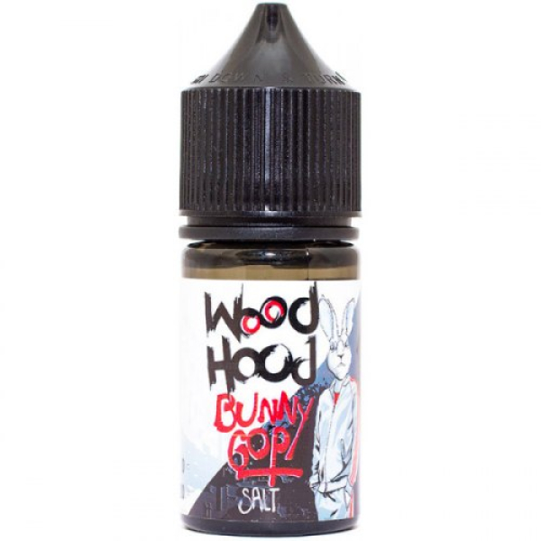 Жидкость Wood Hood Bunny Gop (Малина Черника Черная Смородина Лед) (30 мл, 20 мг/мл) в Калининграде