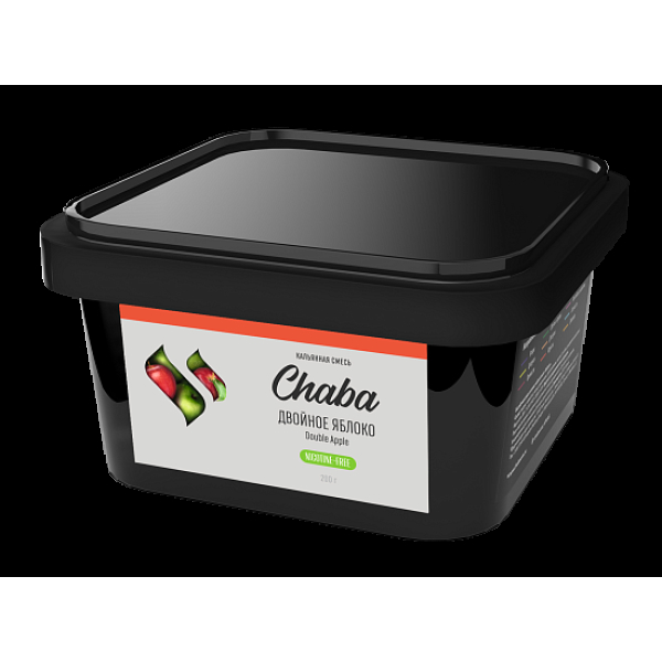 Безникотиновая смесь Chaba Double Apple Двойное Яблоко 200 грамм в Калининграде