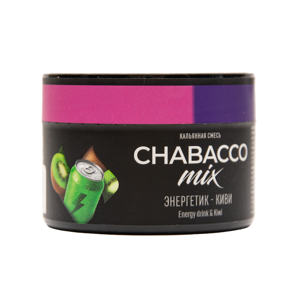 Бестабачная смесь Chabacco Medium Mix Energy Drink & Kiwi 40 грамм в Калининграде