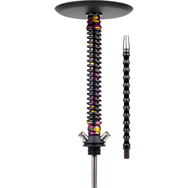Кальян Mamay Customs Coilover Big Anod Special Purple Gold Camo Черный Глянец в Калининграде