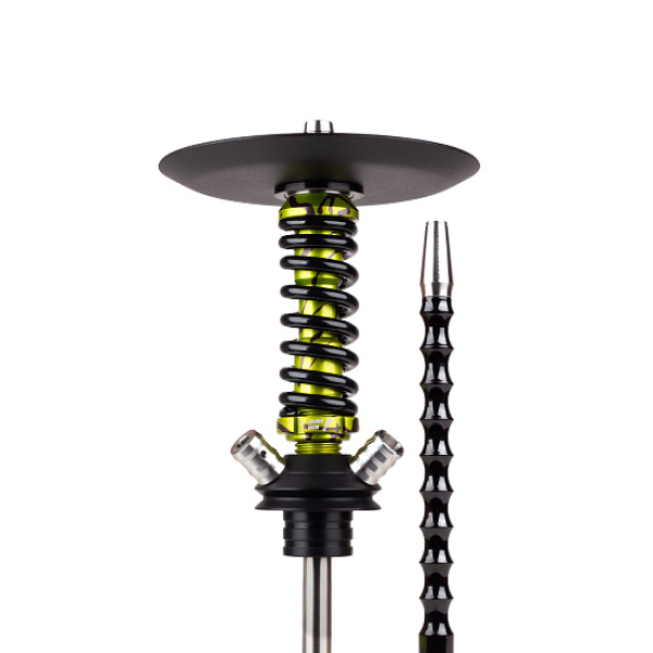 Кальян Mamay Customs Coilovers Micro Anod Oliva Splash Черный Глянец в Калининграде