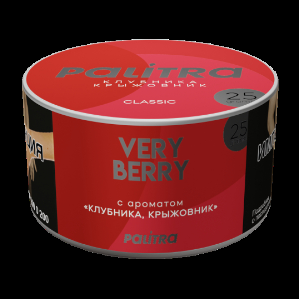 Табак Palitra Very Berry Клубника Крыжовник 25 грамм в Калининграде
