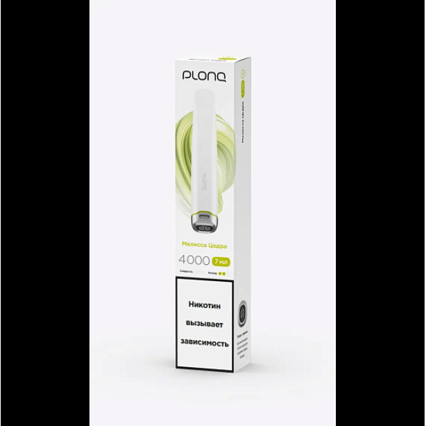 Электронка Plonq Plus Pro 4000 Мелиcса Цедра 4000 затяжек в Калининграде