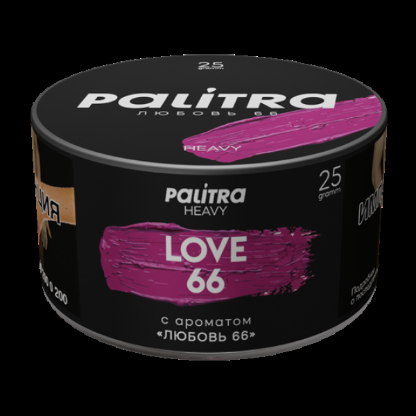 Табак Palitra Heavy Любовь 66 Love 66 25 грамм в Калининграде